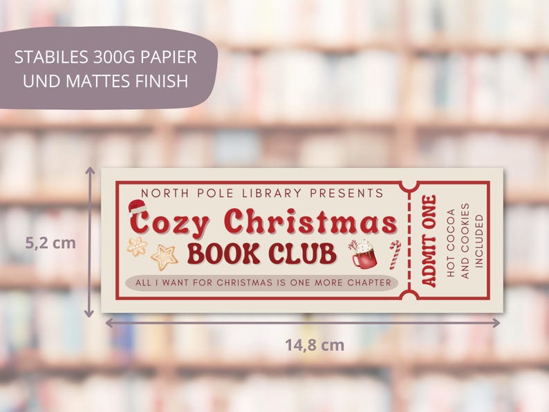 Lesezeichen Weihnachten Christmas Book Club Geschenk Book Girl Bookmark Weihnachtsgeschenk Christmas Romance Bücherwurm Book Merch Book Tok