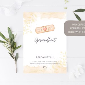 Talisman Armband Bergkristall Gesundheit, Gute Besserung Glückbringer Lieblingsmensch Geschenkidee Genesung Mutmacher Schmuck beste Freundin