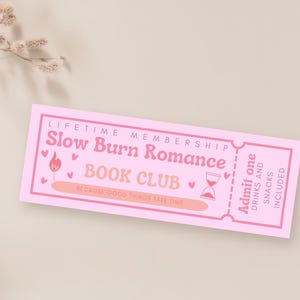 Lesezeichen Slow Burn Romance Book Club Trope Geschenk Book Lover Booktok Romantasy Romance Girl Bücherwurm Geschenkidee Romance Bookmark