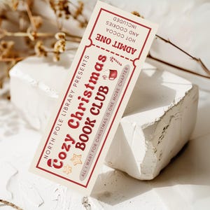Lesezeichen Weihnachten Christmas Book Club Geschenk Book Girl Bookmark Weihnachtsgeschenk Christmas Romance Bücherwurm Book Merch Book Tok
