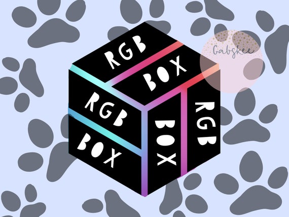 RGB Reward Box Digital Printable Art by Gabskee - Etsy