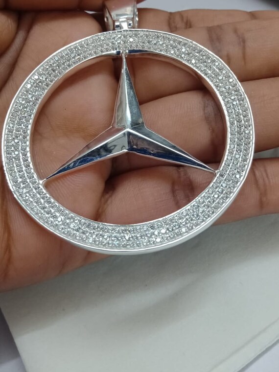 Mercedes benz gold pendant sale
