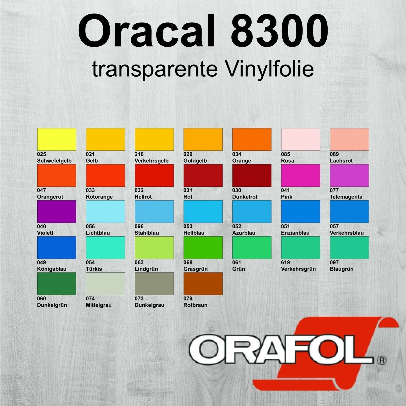 Oracal 8300 transparent DIN A4 21x30cm Plotterfolie Klebefolie | Etsy