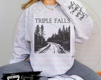 Officially Licensed Ravenhood Crewneck: Triple Falls Bookish Sweatshirt, Kate Stewart Book Lover Merch