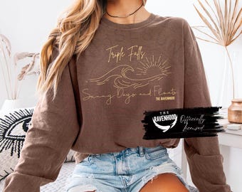The Ravenhood Triple Falls Long Sleeve Shirt - Officially Licensed Kate Stewart Merch