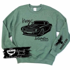 Dominic King Ravenhood Crewneck: Officially Licensed Booktok Sweatshirt
