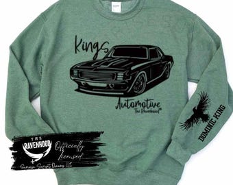 Dominic King Ravenhood Crewneck: Officially Licensed Booktok Sweatshirt