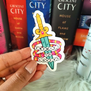 Enemies to Lovers Sticker: Romantasy Book Lover Kindle Sticker