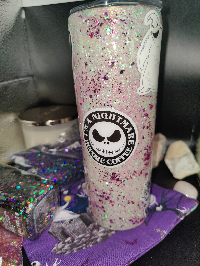Nightmare Before Christmas Themed Tumbler | Etsy