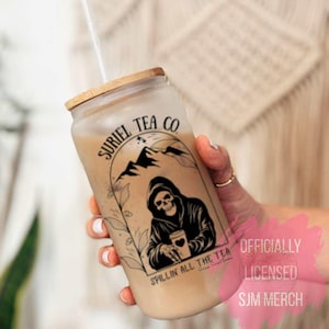 ACOTAR Iced Coffee Cup: Suriel Tea Co, SJM Merch