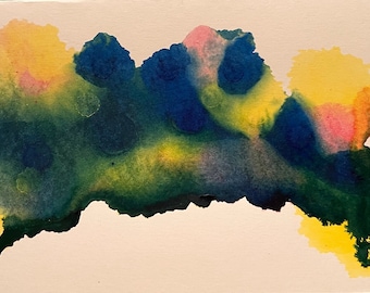 Oryginalna grafika 5 x 8 cali, karta kolekcji Pride and Joy