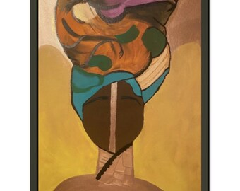 Plakat w metalowej ramie z matowym papierem Empress JuJu Premium