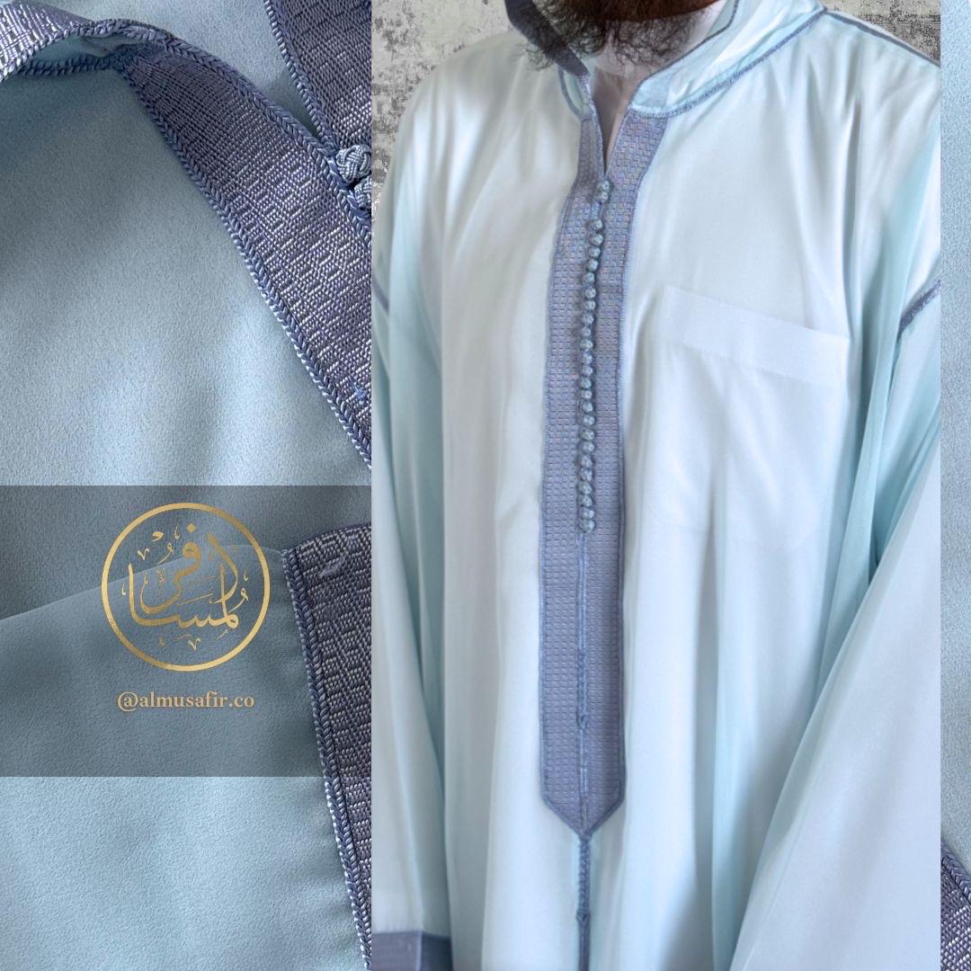 Moroccan Transparent See Through Djellaba Jelaba Jellaba for Men, Kaftan for Men, Thobe