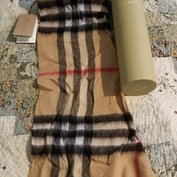 Burberry Scarf Etsy
