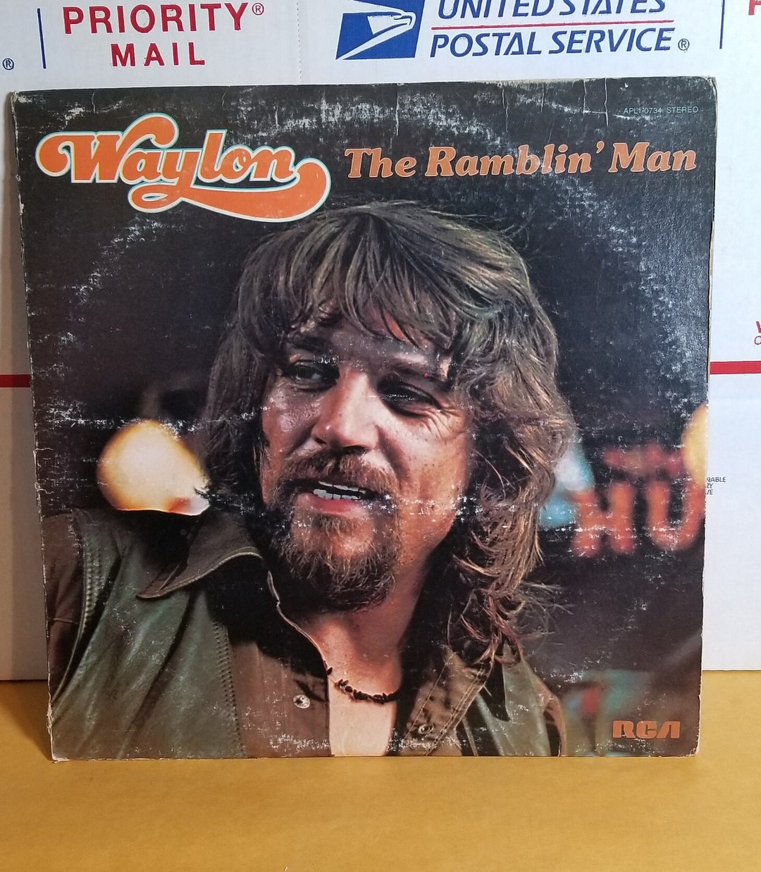 LP Record Waylon the Rambling Man RCA APL 1-0724 - Etsy