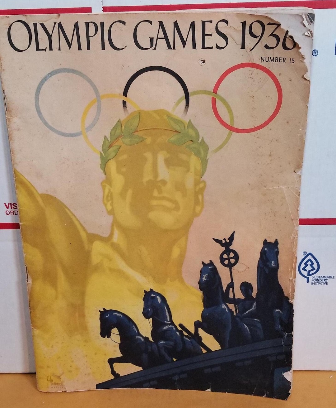 Original 1936 Summer Olympic Games in Berlin Magazine Special Edition ...