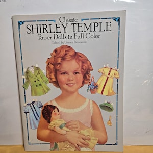 Shirley Temple Paper Dolls in Full Color by Grayce Piemontesi 1986 Paperback