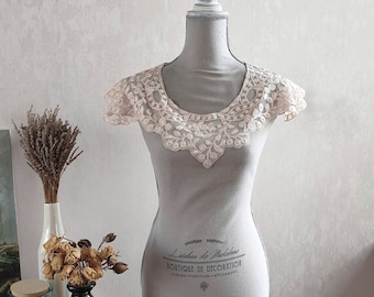 SUPERBE COL ANCIEN en dentelle, époque XIXe EUR 25,00 - FR