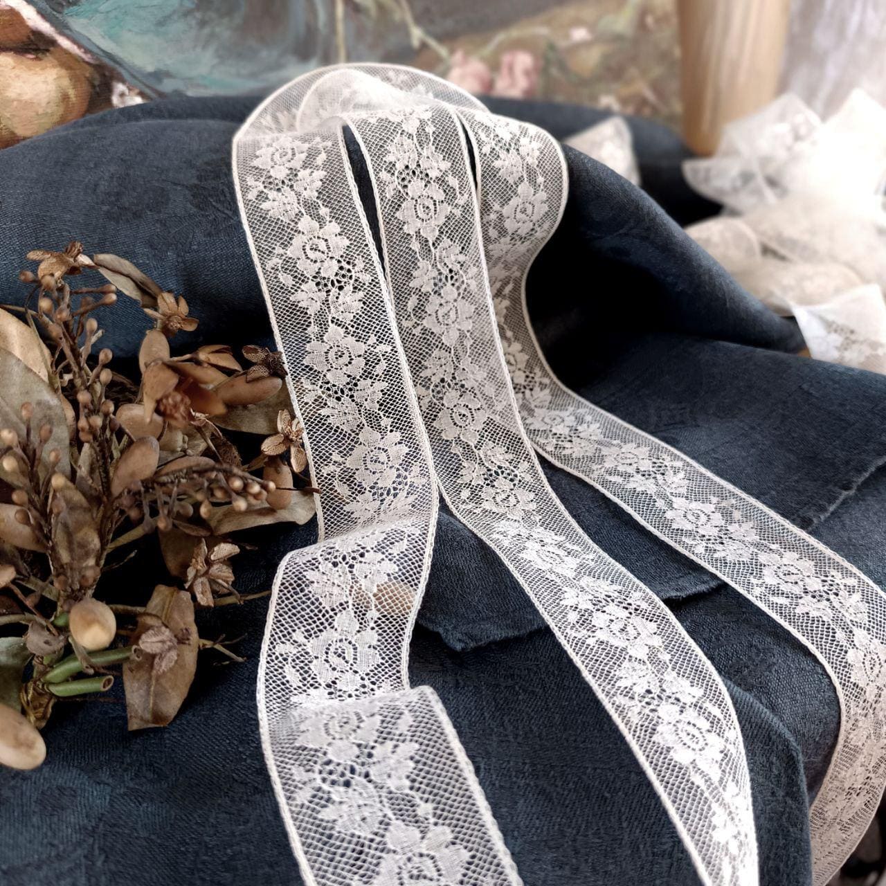 ♡沢山♡　フランスアンティーク　レース　ドレスパーツ　ヴァランシエンヌ　素材 ♡沢山♡ フランスアンティーク レース ドレスパーツ ヴァランシエンヌ