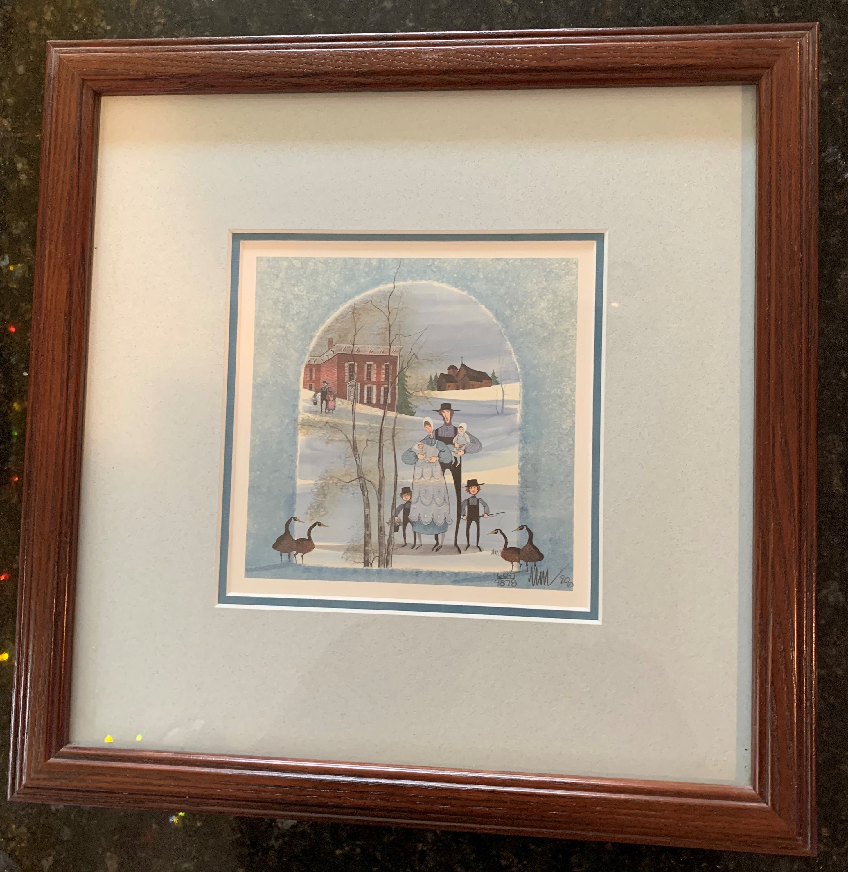 Signed and Numbered P. Buckley Moss Print family Heritage Etsy