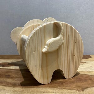 Elephant Planter Box Woodworking Plans: Scroll Saw Animal Pot (PDF/SVG ...