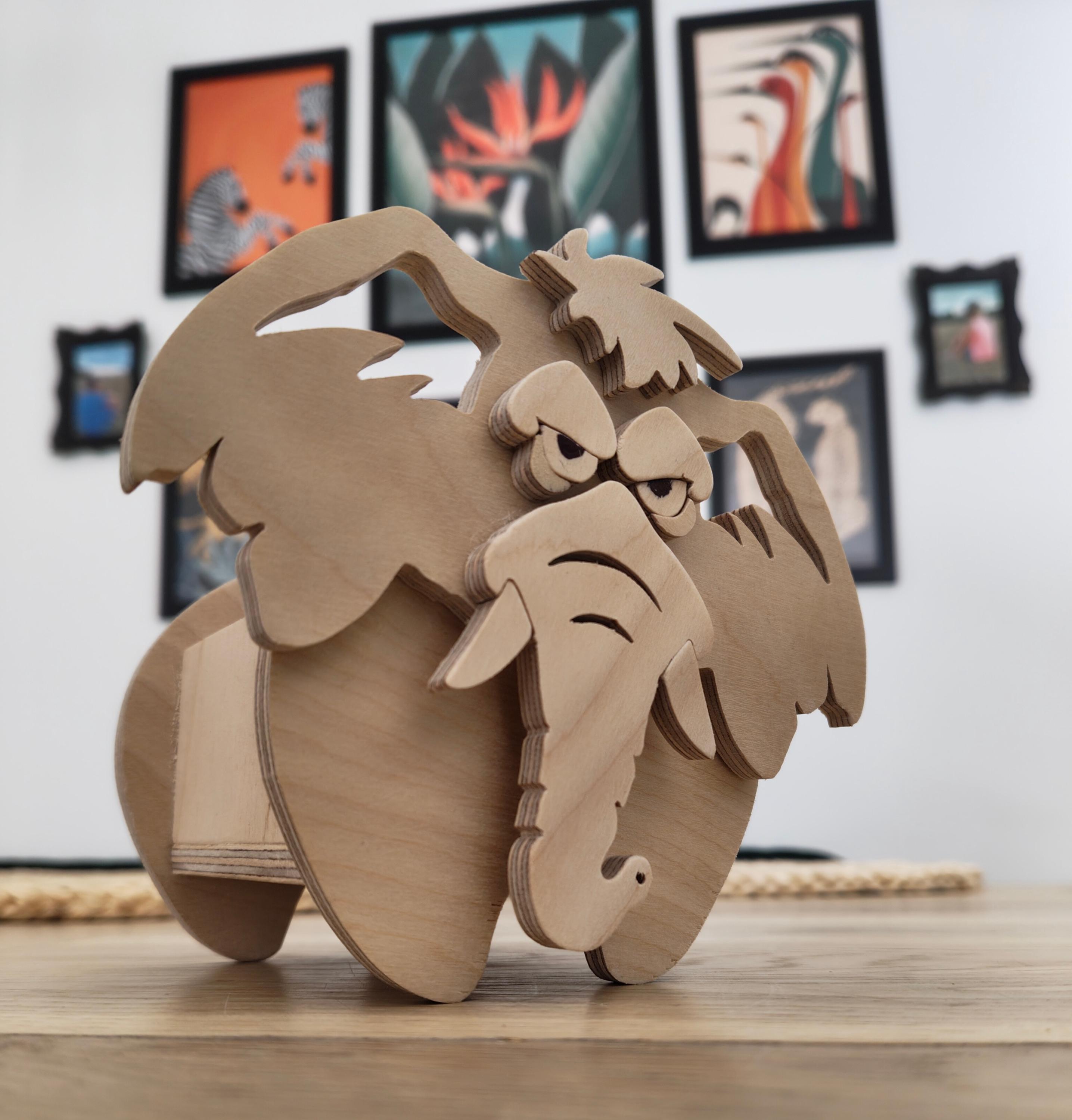 Elephant Planter Box Scroll Saw Patterns: 5 DIY Woodworking Plans (PDF ...