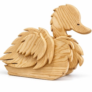 Enten-Pflanzer-Pläne aus Holz | Dekupiersäge PDF & SVG Muster