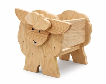 Sheep Planter Woodworking Plans: Animal Planter Box (PDF, SVG) in 2 sizes