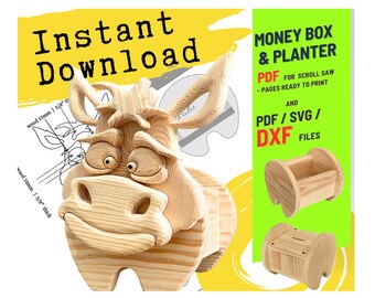 Woodworking Donkey Design for Unique Home & Garden Decoration | PDF | SVG | DXF | Scroll Saw