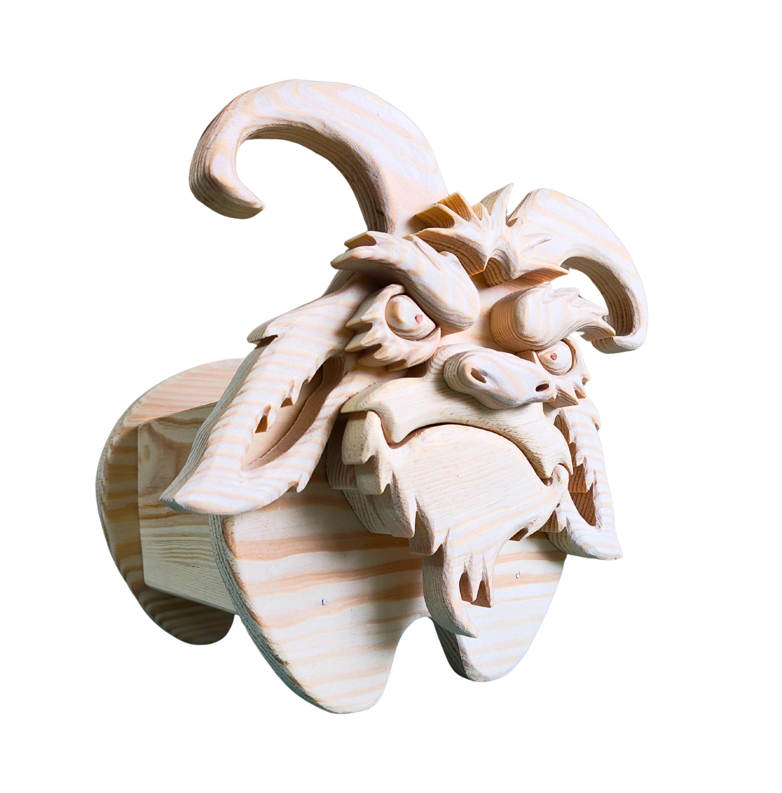 木工ヤギ No.5 ユニークな家庭・庭の装飾用デザイン | PDF | SVG | DXF