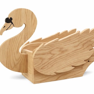 Swan Planter: Holzbearbeitungspläne (PDF, SVG)