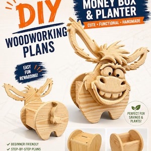 Woodworking Donkey no.3  Design for Unique Home & Garden Decoration | PDF | SVG | DXF | Scroll Saw