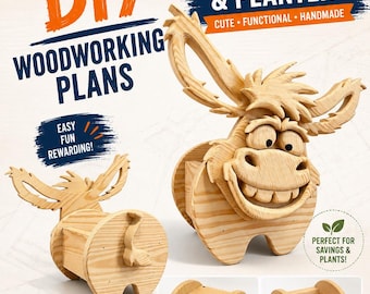 Woodworking Donkey no.3  Design for Unique Home & Garden Decoration | PDF | SVG | DXF | Scroll Saw