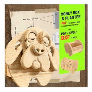 Woodworking Dog no.10 Design for Unique Home & Garden Decoration | PDF | SVG | DXF | Scroll Saw