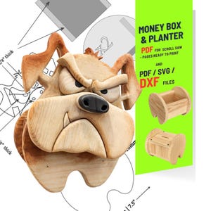 Diseño de perro carpintero n.º 6 para una decoración única del hogar y el jardín / PDF / SVG / DXF / Sierra de calar