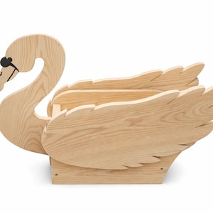 Swan Planter Holzbearbeitungs-Pläne: PDF, SVG Dekupiersäge-Muster