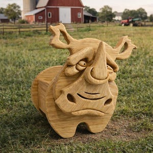Wooden Animal Money Box | Planter Box | Digital Plans | Scroll Saw (PDF|SVG|DXF) image 20