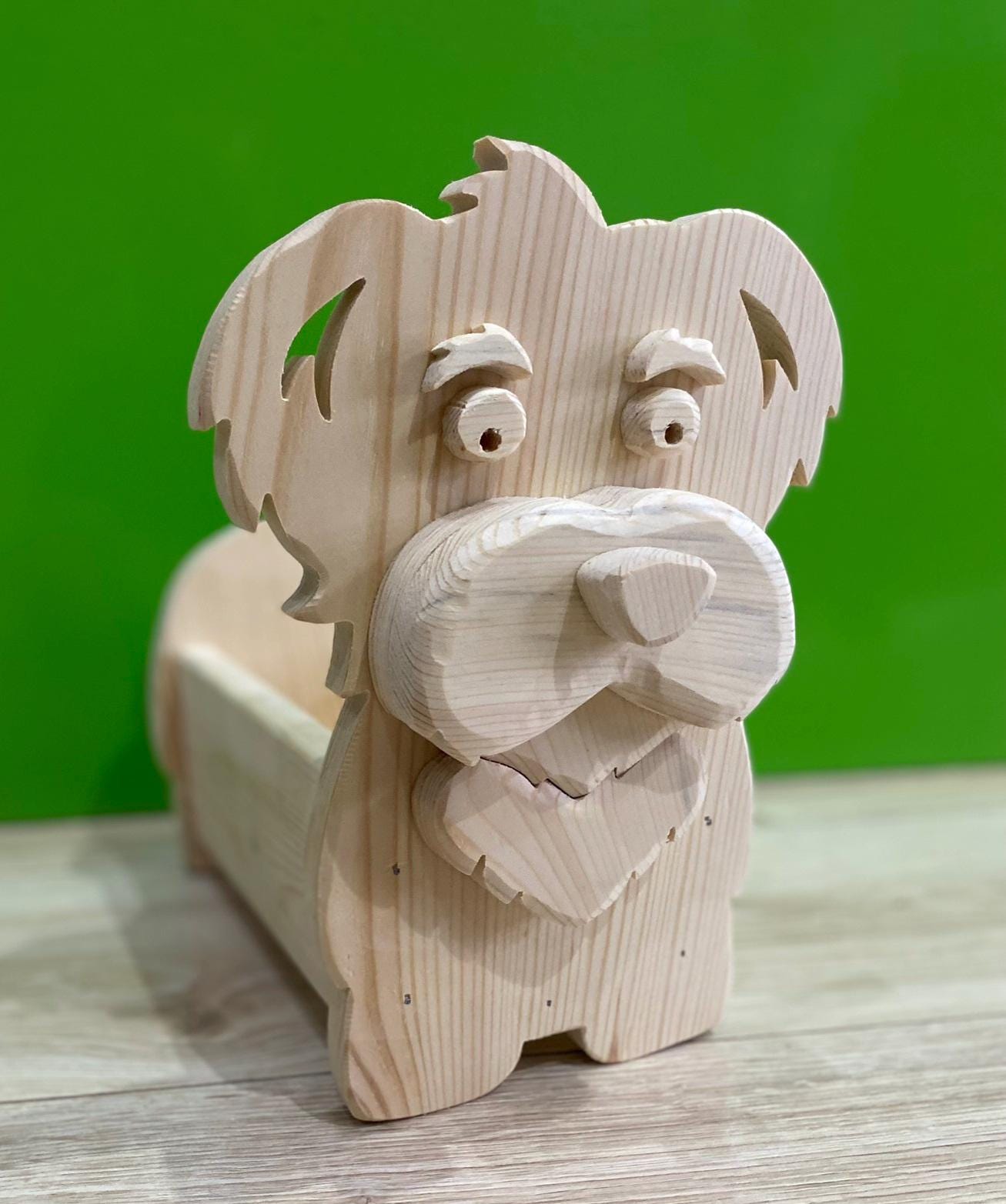 Scroll saw pattern , DOG 2 Planter, Flower Planter - Animal Planter Box ,Flower Pots - Pdf Swg  -WoodWorking Plans