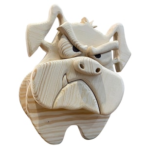 Scroll Saw Planter Box Pattern: DIY Dog & Animal Garden Ornament (PDF, SVG)