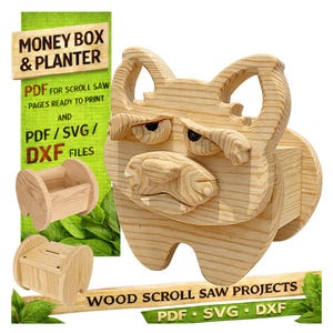 Diseño de carpintería n.º 5 para decoración única del hogar y el jardín / PDF / SVG / DXF / Sierra de calar