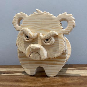 Blumentopf / Übertopf aus Holz für die Holzbearbeitung, Dekupiersäge