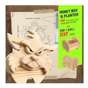 Woodworking Cat no.3  Design for Unique Home & Garden Decoration | PDF | SVG | DXF | Scroll Saw