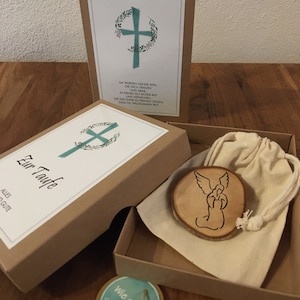 Geschenk Schachtel Set zur Taufe - personalisierbar