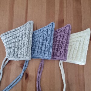 Pixie bonnet / Baby pixie hat / knit baby hat / pixie bonnet / Knit baby bonnet / knit baby elf bonnet / kid pixie hat / READY TO SHIP
