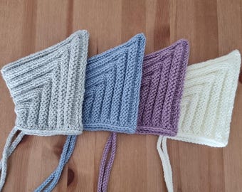 Gorro de duendecillo / Gorro de duendecillo para bebé / Gorro de punto para bebé / Gorro de duendecillo / Gorro de punto para bebé / Gorro de duendecillo para niño / LISTO PARA ENVIAR