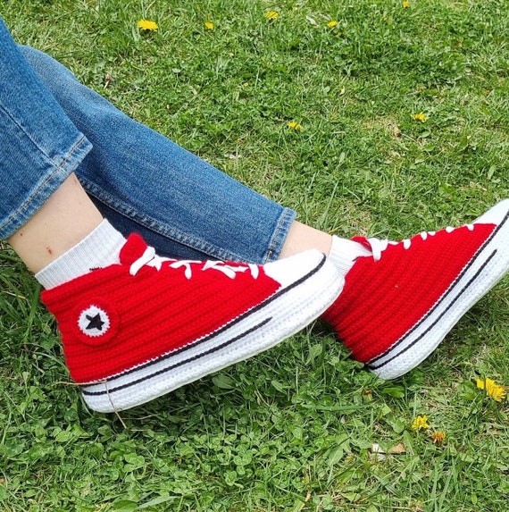 Converse high online top slippers