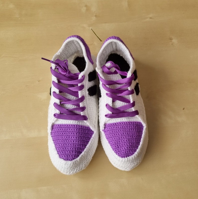 Knit Slipper Sneakers Adult Crochet Home Shoes Knitted Etsy