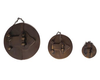 Lot of Brass Window Latch Lock Decoration 6" Rustic Door Latch Hook Kits. Victorian Midcentury Modern Furniture Cupboard Lock Ornament