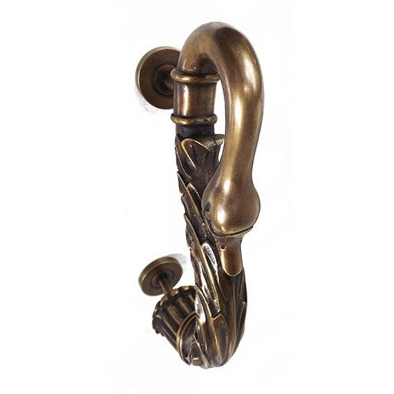 Brass Luxury Door Handle Parrot-shaped 'tamba' / 