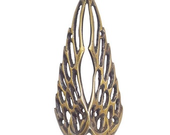 Set of Brass Angel Wings Brass Corner Protector / Corner Guard Skiffers Decor Shelf Cabinet Hardware Furniture Ornament